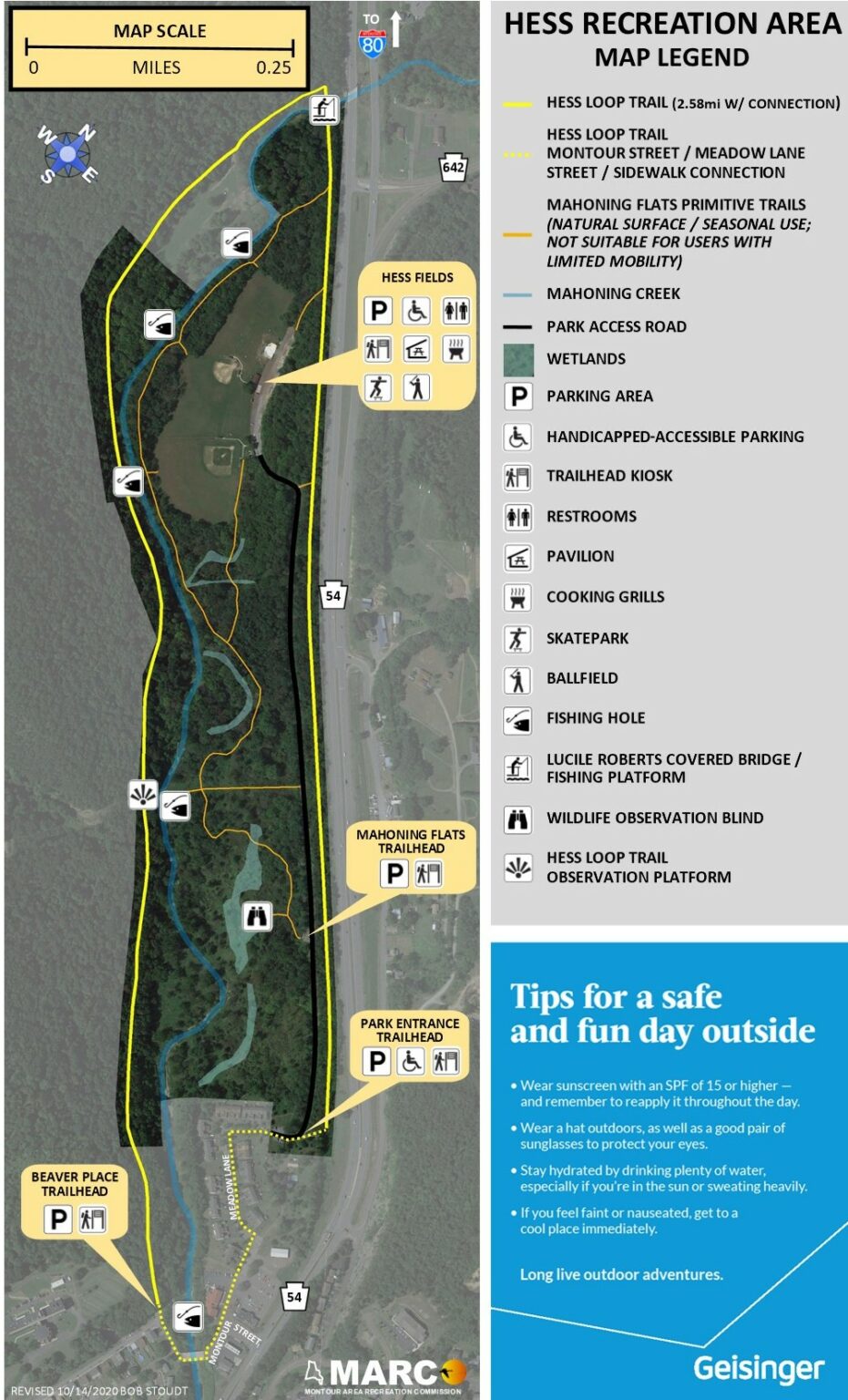 Hess Recreation Area MARC Montour Area Recreation Commission